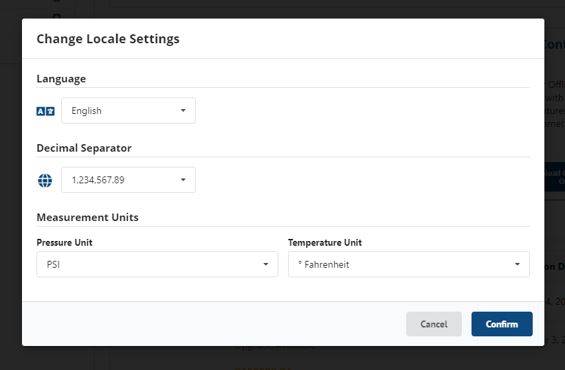 Locale Settings Icon