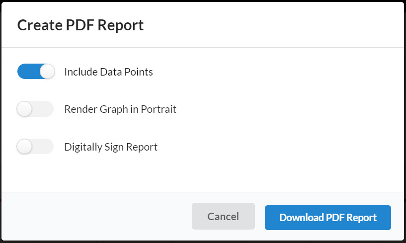 Configure Report Options